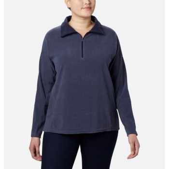 Columbia Sweater Dames, Glacial IV 1/2 Zip Plus Size Donkerblauw, 54GTKHUOW